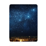 front view of personalized iPad case with pencil holder and Starry Night design