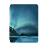 front view of personalized iPad case with pencil holder and Nature Wonder design