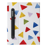 The Personalized VistaCase reMarkable Pen Holder Case with Geometry Pattern design features a built-in Marker pen holder,