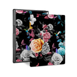 Vista Case reMarkable Folio case with Black Flower Design perfect fit for easy and comfortable use. Durable & solid frame protecting the reMarkable 2 from drop and bump. - swap