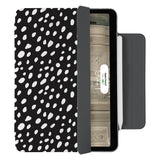 Elevate your iPad experience with the VistaCase Personalized iPad Slim Fit Case. Featuring an exquisitely detailed Polka Dot design