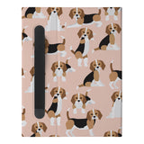 The Personalized VistaCase reMarkable Pen Holder Case with Lovely Dog design features a built-in Marker pen holder,