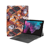 the Hero Image of Personalized Microsoft Surface Pro and Go Case with Sushi Cats design