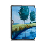 the back side of Personalized Microsoft Surface Pro and Go Case with Abstract Painting design