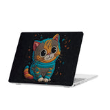 personalized microsoft laptop case features a lightweight two-piece design and Cute Cat print