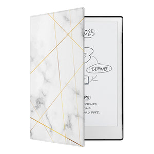 swap - The Personalized VistaCase reMarkable Pen Holder Case is adorned with a vibrant and intricately detailed Marble 2020 design