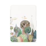 front view of personalized kindle paperwhite case with Fairy Tale design