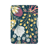 front view of personalized kindle paperwhite case with Autumn Leaves design