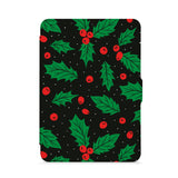 front view of personalized kindle paperwhite case with Fruits design