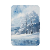 front view of personalized kindle paperwhite case with Nature Beauty design