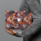 hardshell case with Sushi Cats design combines a sleek hardshell design with vibrant colors for stylish protection against scratches, dents, and bumps for your Macbook