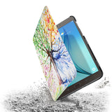 the drop protection feature of Personalized Samsung Galaxy Tab Case with Watercolor Flower design