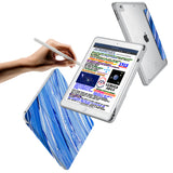 Vista Case iPad Premium Case with Futuristic Design has trifold folio style designed for best tablet protection with the Magnetic flap to keep the folio closed.