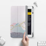 Vista Case iPad Premium Case with Marble Art Design has built-in magnets are strategically placed to put your tablet to sleep when not in use and wake it up automatically when you need it for an extended battery life.