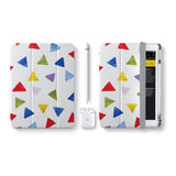 Vista Case iPad Premium Case with Geometry Pattern Design perfect fit for easy and comfortable use. Durable & solid frame protecting the tablet from drop and bump.