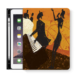 frontview of personalized iPad folio case with 1 design