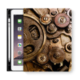 frontview of personalized iPad folio case with 5 design