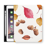 frontview of personalized iPad folio case with 7 design