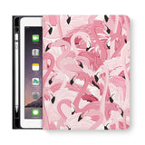 frontview of personalized iPad folio case with 6 design