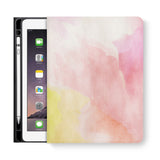 frontview of personalized iPad folio case with 2 design