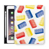 frontview of personalized iPad folio case with 1 design