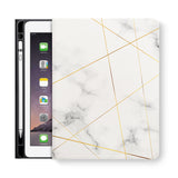 frontview of personalized iPad folio case with 01 design