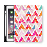 frontview of personalized iPad folio case with 8 design