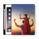 frontview of personalized iPad folio case with 5 design