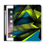 frontview of personalized iPad folio case with 2 design