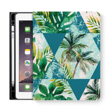 frontview of personalized iPad folio case with 3 design