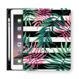 frontview of personalized iPad folio case with 3 design