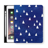 frontview of personalized iPad folio case with 6 design