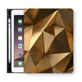 frontview of personalized iPad folio case with 2 design