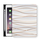 frontview of personalized iPad folio case with 1 design