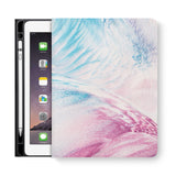 frontview of personalized iPad folio case with 4 design