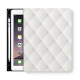 frontview of personalized iPad folio case with 3 design