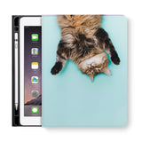 frontview of personalized iPad folio case with 7 design