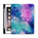 frontview of personalized iPad folio case with 8 design