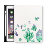 frontview of personalized iPad folio case with 6 design