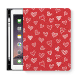 frontview of personalized iPad folio case with 4 design