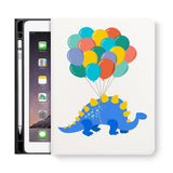 frontview of personalized iPad folio case with 6 design