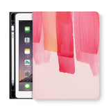 frontview of personalized iPad folio case with 6 design