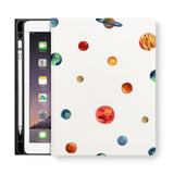 frontview of personalized iPad folio case with 3 design