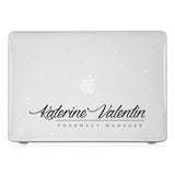 MacBook Case - Signature with Occupation 07