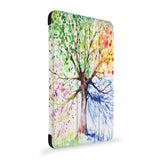 the side view of Personalized Samsung Galaxy Tab Case with Watercolor Flower design