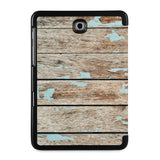 the back view of Personalized Samsung Galaxy Tab Case with Wood design
