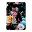 Samsung Tablet Case - Black Flower